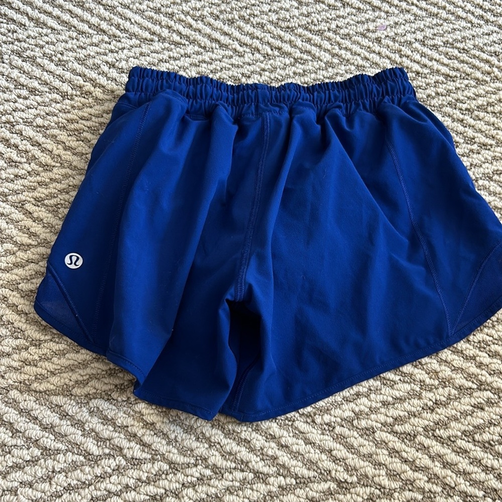 Lululemon shorts size 2 length 4 inch royal blue